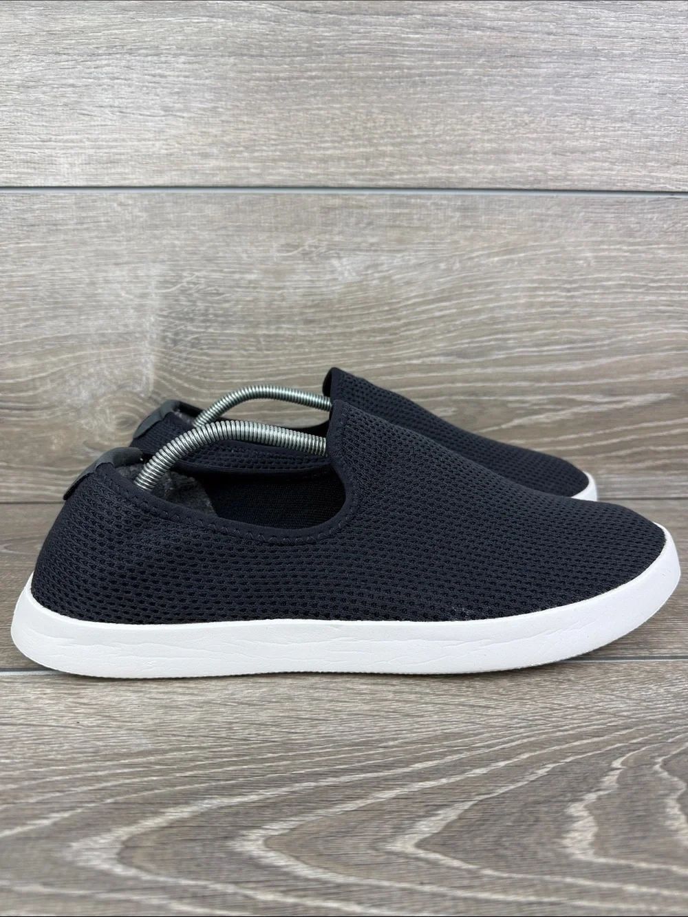 Allbirds Tree Loungers Mens Sz 12 Navy Blue White Slip On Sneaker Comfort Loafer